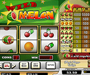 3 reel fruitmachine Wild Melon 
